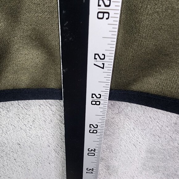 Mens Olive Green Nike Dri-Fit Pullover Sweatshirt 1/2 Zip Up Long Sleeve Size L - Picture 9 of 10